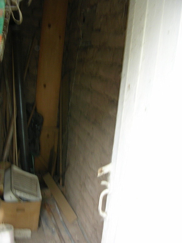Inside of adobe shed 3
